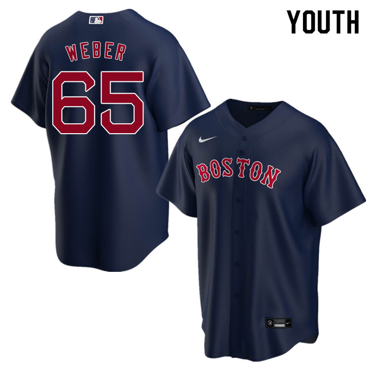 Nike Youth #65 Ryan Weber Boston Red Sox Baseball Jerseys Sale-Navy